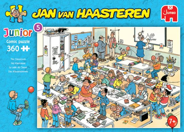 Jumbo 20062 Jan van Haasteren Junior Het Klaslokaal 360 stukjes - Kinderpuzzel