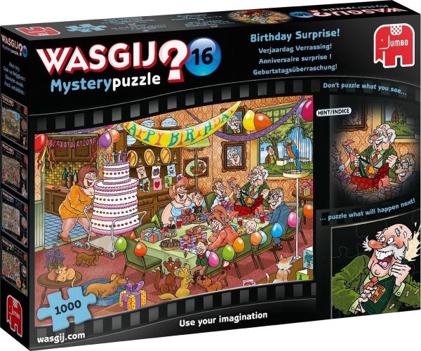 Jumbo 19165 Wasgij-Puzzel Mistery-16 Verjaardag verrassing