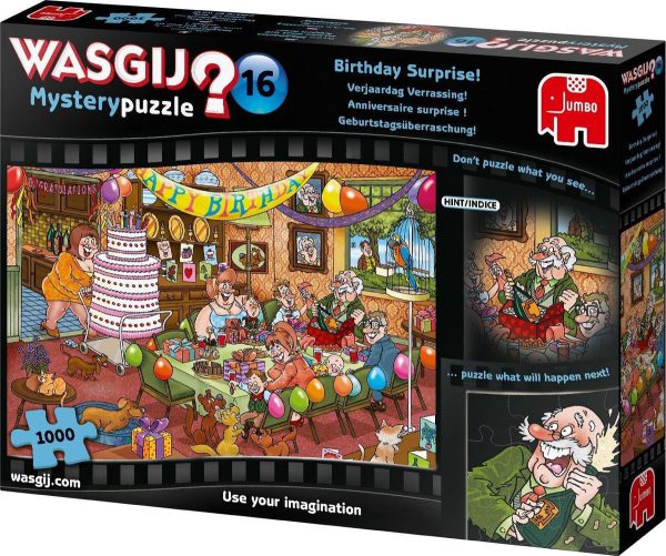 Jumbo 19165 Wasgij-Puzzel Mistery-16 Verjaardag verrassing