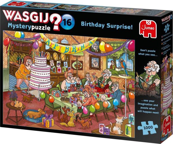 Jumbo 19165 Wasgij-Puzzel Mistery-16 Verjaardag verrassing