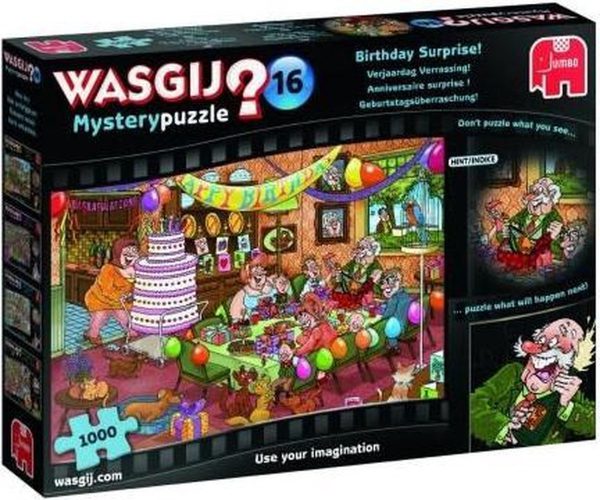 Jumbo 19165 Wasgij-Puzzel Mistery-16 Verjaardag verrassing