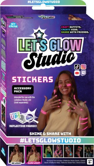 Lets Glow Studio Sticker Accessoire Set