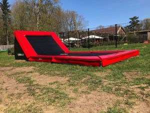 Trampoline park 12SPRINGS CURVE-ONE One Side Flat (OSF)