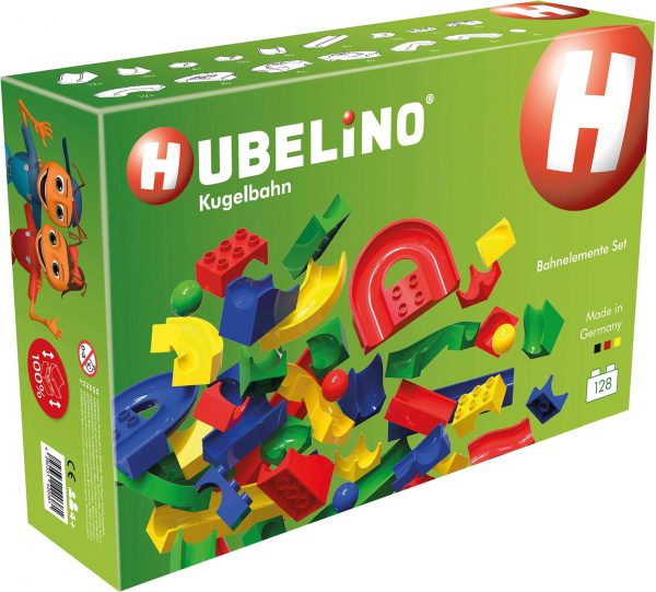 Hubelino Knikkerbaan 128-delig XL set