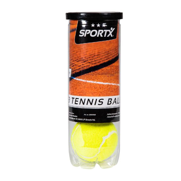 Tennisballen SportX 4 sterren 3 stuks in koker