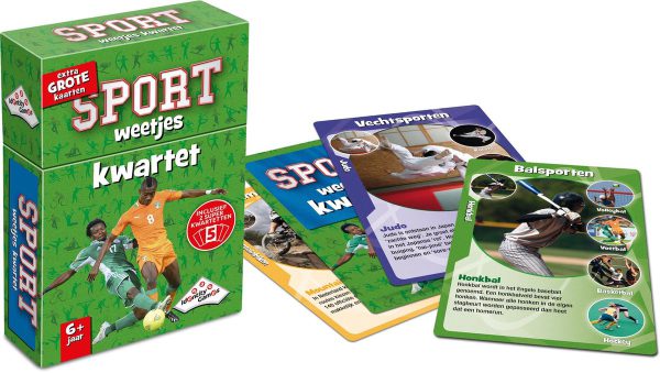 Kwartet Spel Sport-weetjes-kwartet