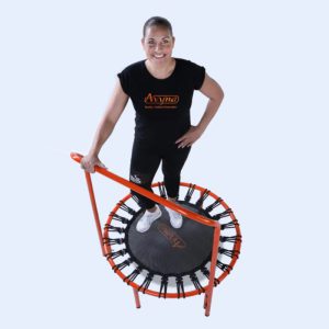 Avyna Fit Fitness Trampoline 103cm. Orange-Edition incl Handle