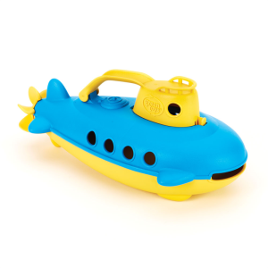 Green-Toys Onderzeeer Blauw met geel handvat