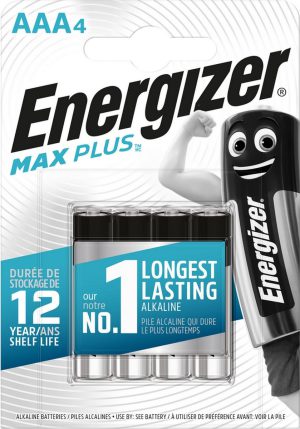 Energizer MaxPlus alkaline Batterij AAA set van 4