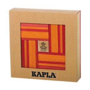 Kapla CR40 bouwplankjes Rood/Oranje + boek