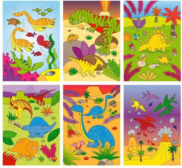 Water Magic Pictures Dinosaurs Kleuren met water
