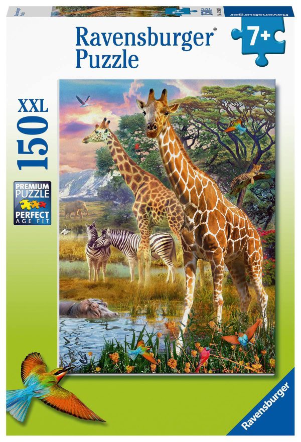 Kleurrijke Savanne Ravensburger Puzzel 129430 150 stukjes XXL