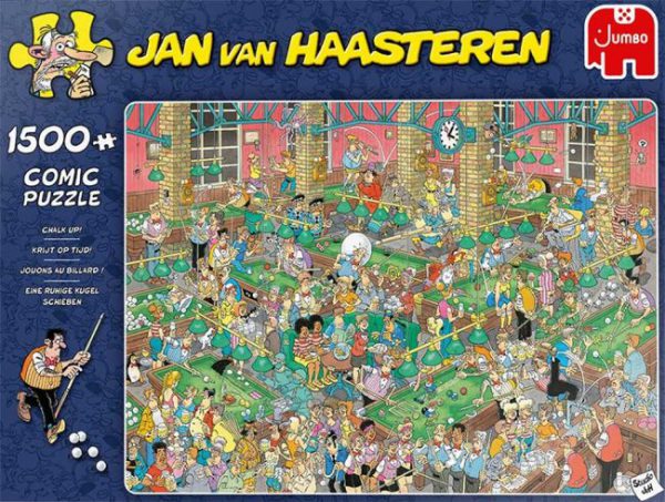 Jumbo 20026 Krijt op tijd! Puzzel JanvanHaasteren 1500