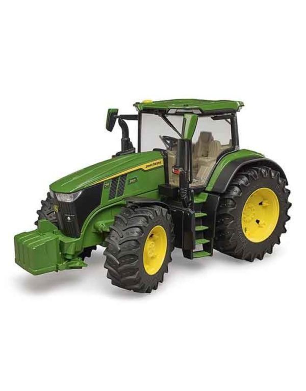 Bruder 3150 Tractor JohnDeere 7R 350 met frontgewichten