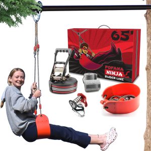 Fofana Ninja Slider Pulley-Kit 20m Line met katrol en zitje