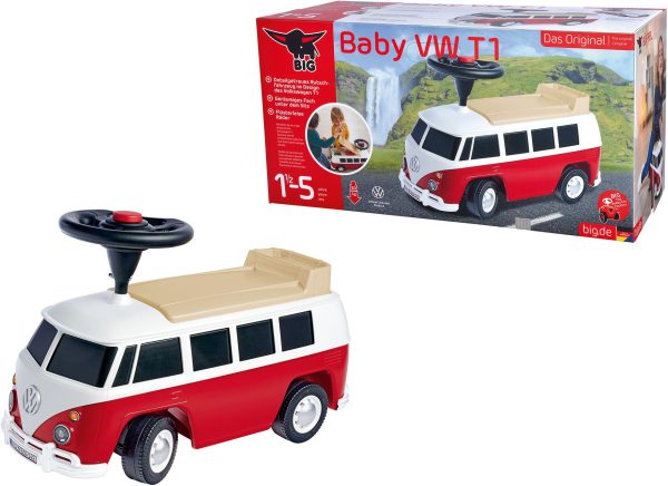 Big Baby VW T1 Red Loopauto Bobby Car