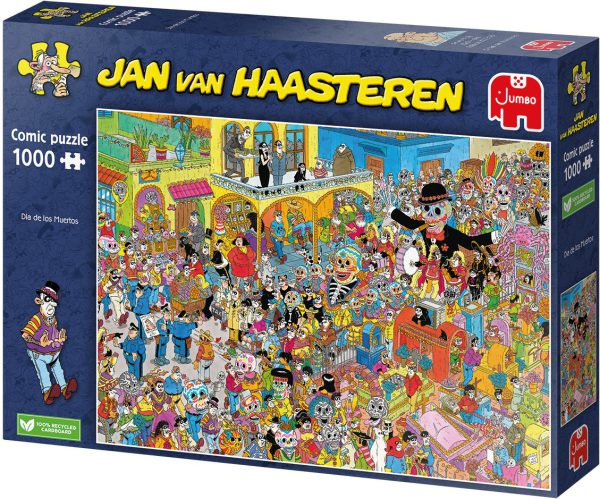 Jumbo 20077 Puzzel Jan van Haasteren Dia de los muertos