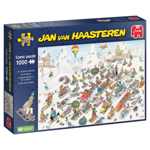 Jumbo 1110100025 Puzzel Jan van Haasteren It's all going Downhill