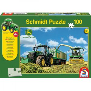 Schmidt 56044 Kinderpuzzel John Deere 7310R Puzzel 100st