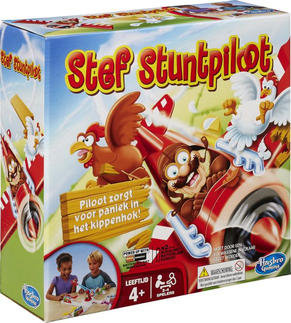 Stef Stuntpiloot Gezelschapsspel Hasbro