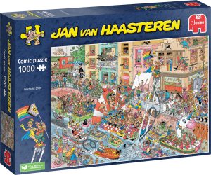 Jumbo 1110100030 Puzzel Jan van Haasteren Celebrate pride (1000 stukjes)