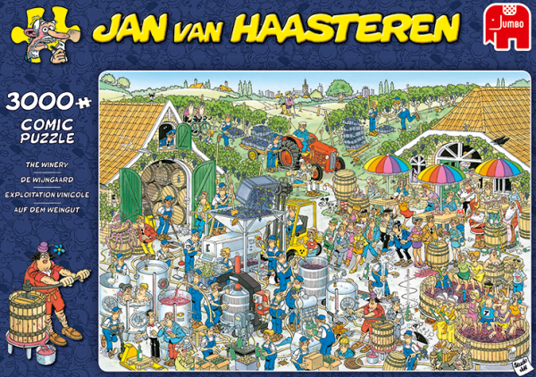 Jumbo 19198 Puzzel Jan van Haasteren De wijngaard (3000 stukjes)