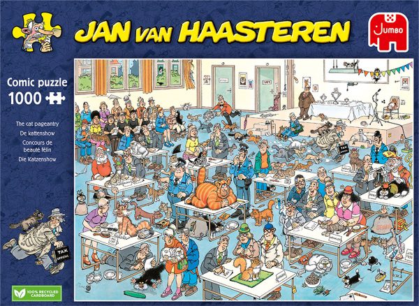 Jumbo 1110100032 Puzzel Jan van Haasteren Kattenshow (1000 stukjes)