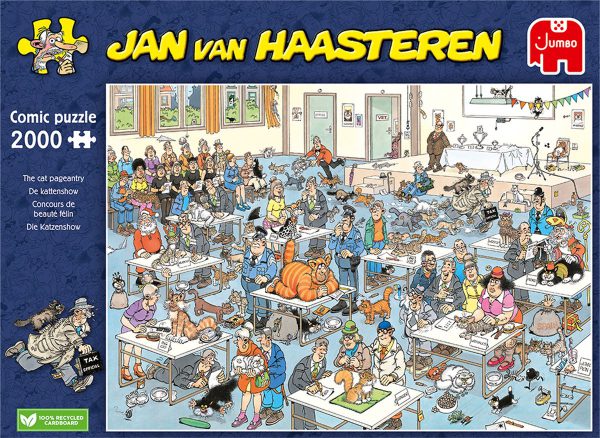 Jumbo 1110100033 Puzzel Jan van Haasteren Kattenshow (2000 stukjes)