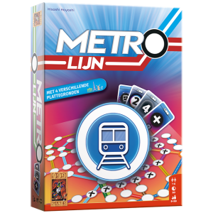 Metrolijn Flip & Write spel Kaartspel