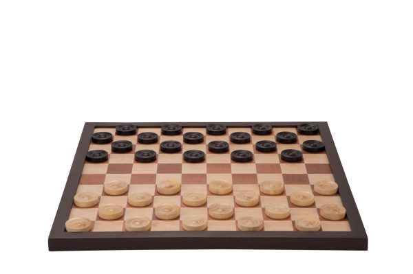 Longfield Games Houten Schaakbord Dambord schaken en dammen