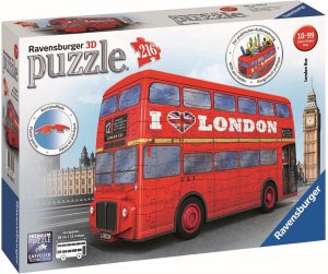 3D puzzel London Bus Ravensburger 12534  216 stukjes