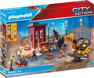 Playmobil City Action Mini graafmachine met graafbak 70443
