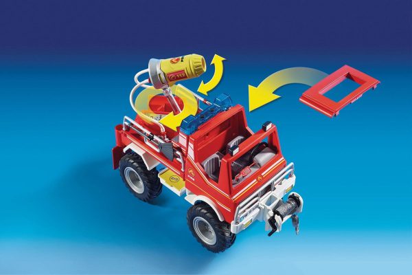 Playmobil City Action Brandweer terreinwagen met waterkanon 9466