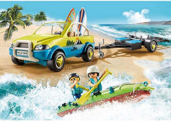 Playmobil Family Fun Strandwagen met kano 70436