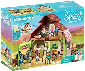 Playmobil Spirit Schuur met Lucky Pru en Abigail 70118