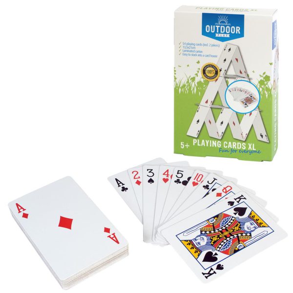 Outdoor Play Playing Cards XL Grote speelkaarten