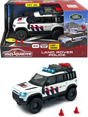 Majorette Landrover Politie NL met licht en geluid politieauto