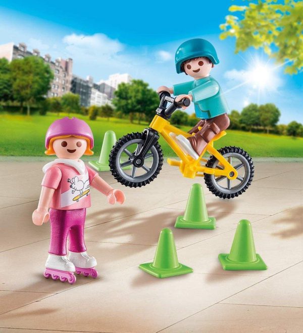 Playmobil 70061 Special Plus Kinderen met fiets en skates