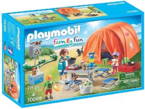 Playmobil Family Fun Kampeerders met tent 70089
