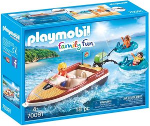 Playmobil Family Fun Motorboot met funtubes 70091