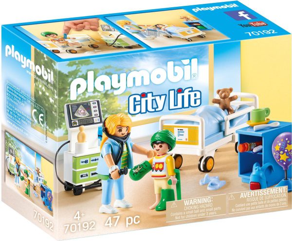 Playmobil City Life 70192 Kinderziekenhuiskamer