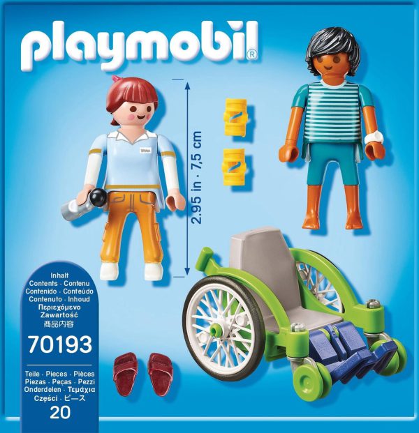 Playmobil City Life 70193 Patient in rolstoel