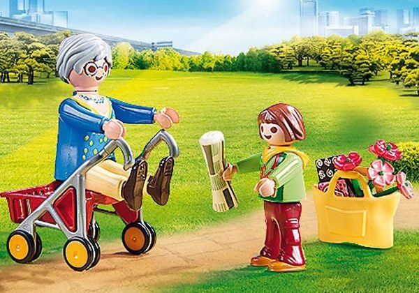 Playmobil City Life 70194 Oma met rollator