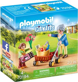 Playmobil City Life 70194 Oma met rollator