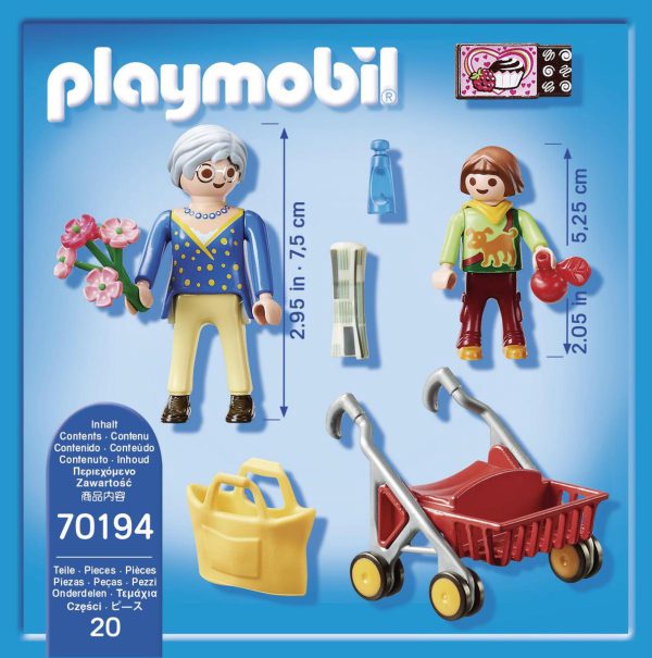 Playmobil City Life 70194 Oma met rollator