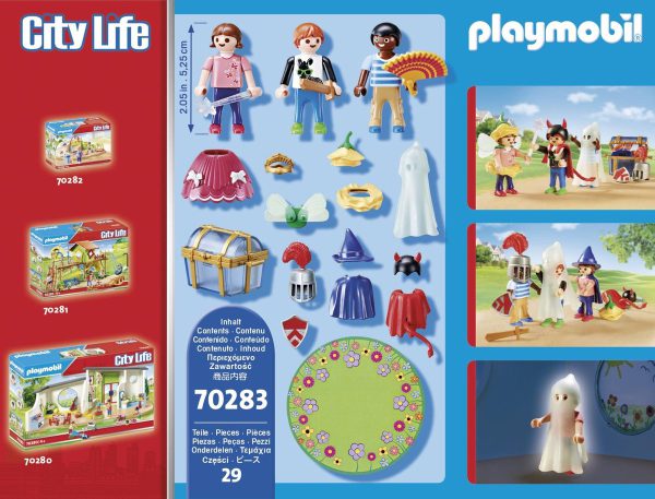 Playmobil City Life 70283 Kinderen met verkleedkoffer