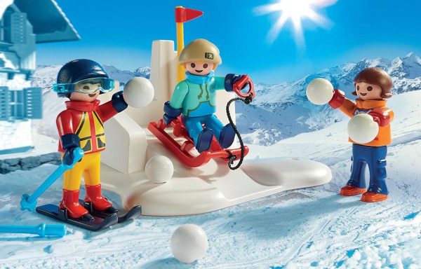 Playmobil Family Fun 9283 Sneeuwballengevecht