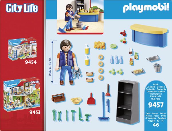 Playmobil City Life 9457 Schoolconcierge met kiosk