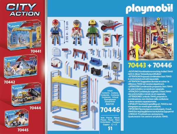 Playmobil 70446 City Action Stelling met werklieden