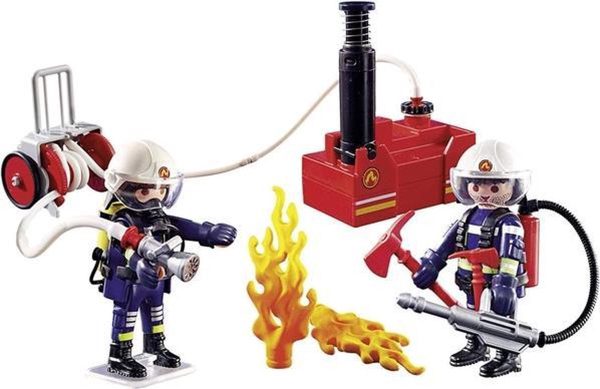 Playmobil 9468 City Action Brandweer team met waterpomp